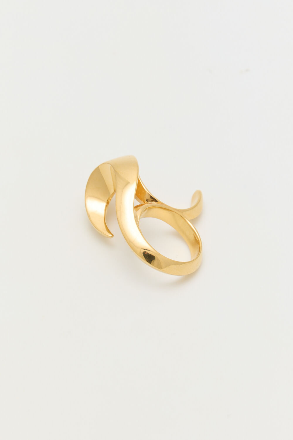 Bague 2 doigts - Doré